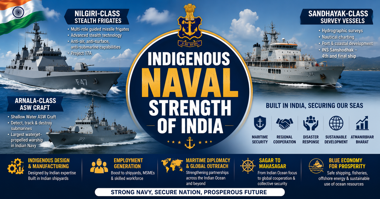 Indigenous Naval Strength of India
