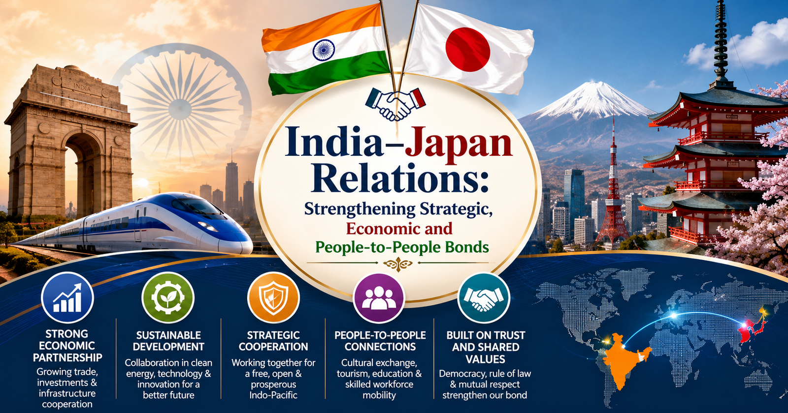 India–Japan Relations: Strengthening Strategic, Economic and People-to-People Bonds