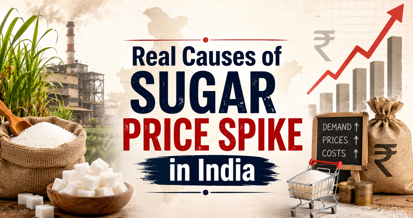 Real Causes of Sugar Price Spike in India 