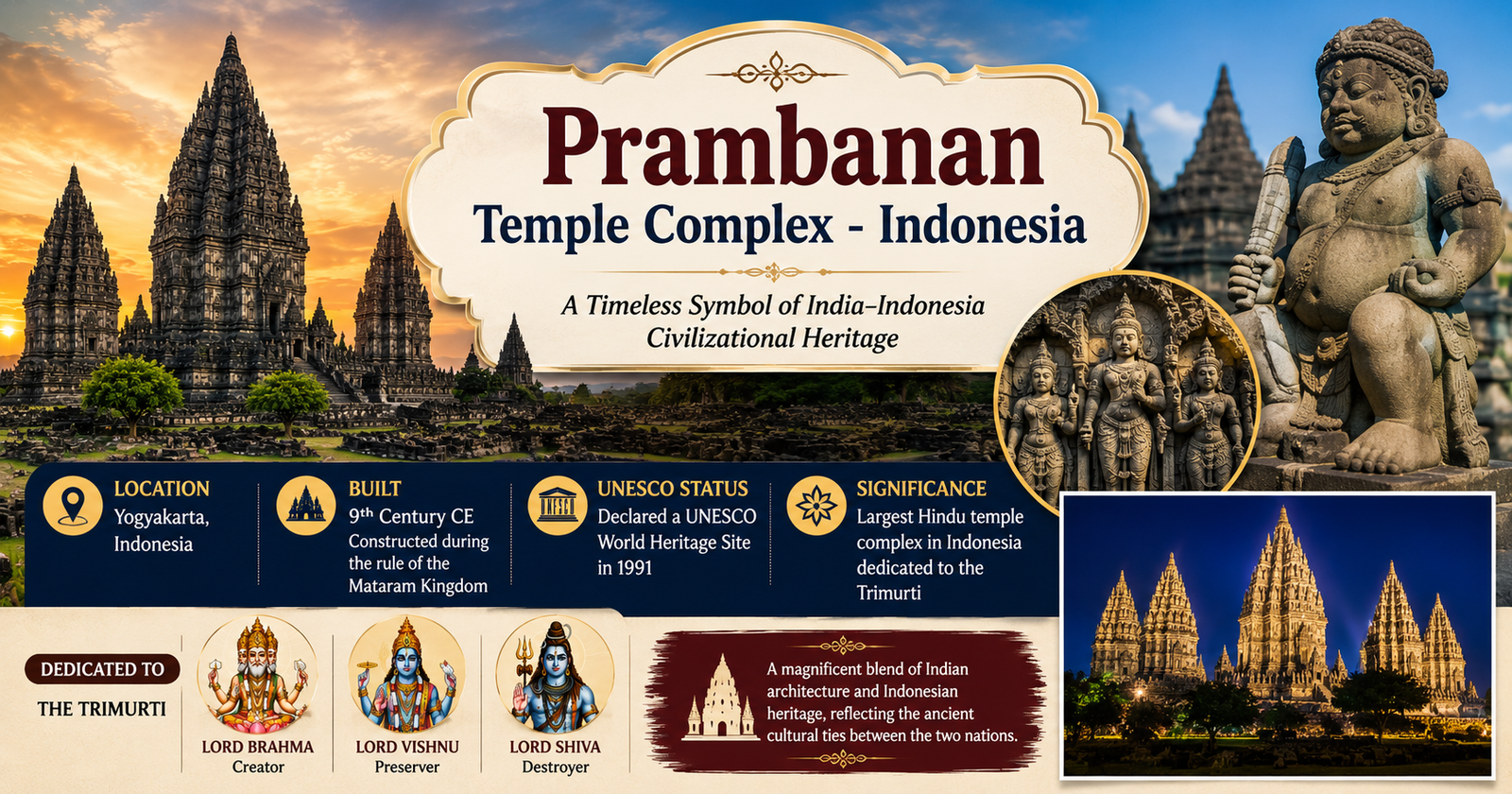 Prambanan Temple Complex - Indonesia