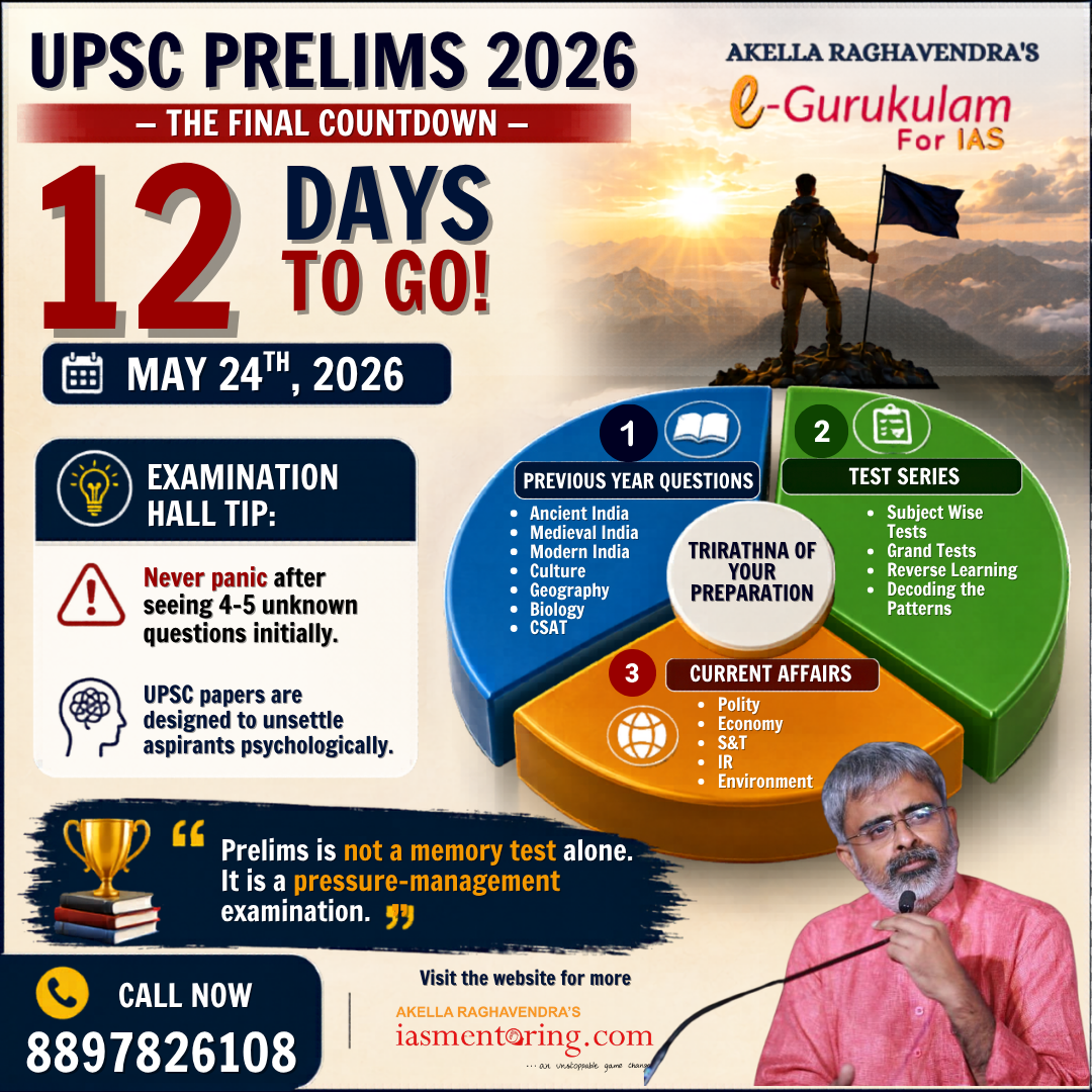 12 Days To Go! Target Prelims 2026 - Ready For the Battle