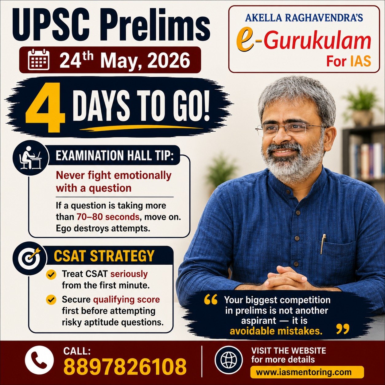 4 Days To Go! Target Prelims 2026
