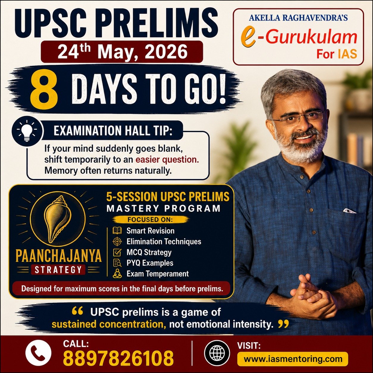 8 Days To Go! Target Prelims 2026